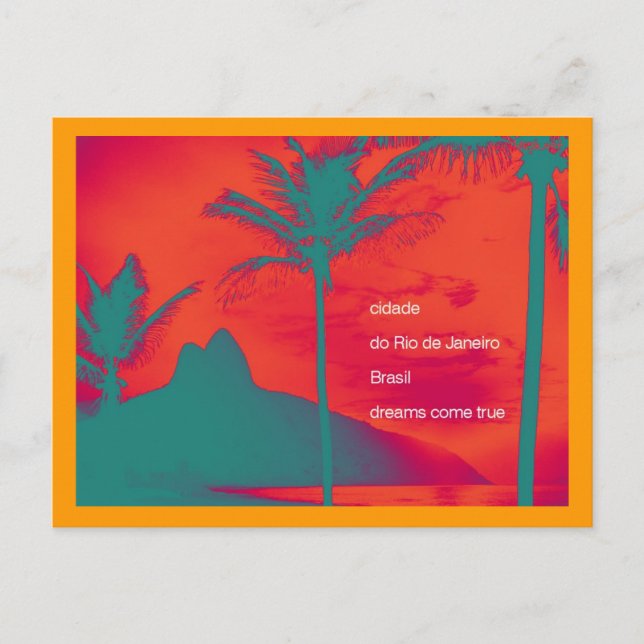 Postal Ipanema, Brasil (Anverso)