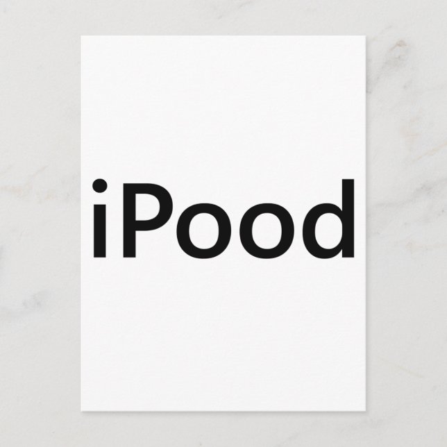 Postal iPood (Anverso)
