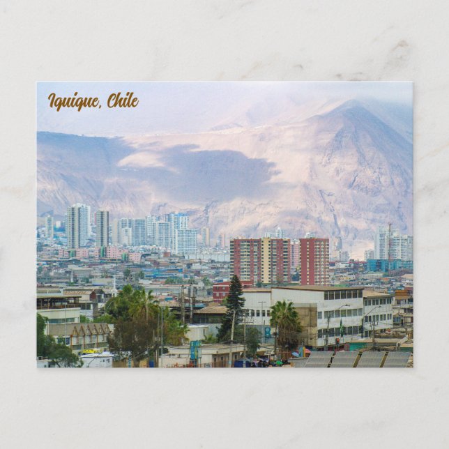 Postal Iquique, Chile, City View (Anverso)
