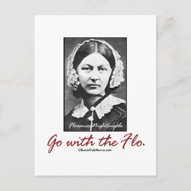 Postal Ir con Florence Nightingale (Anverso)