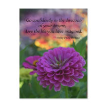 Ir confiadamente en la dirección de sus sueños