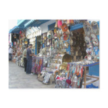 ir de compras a un bazar en Túnez