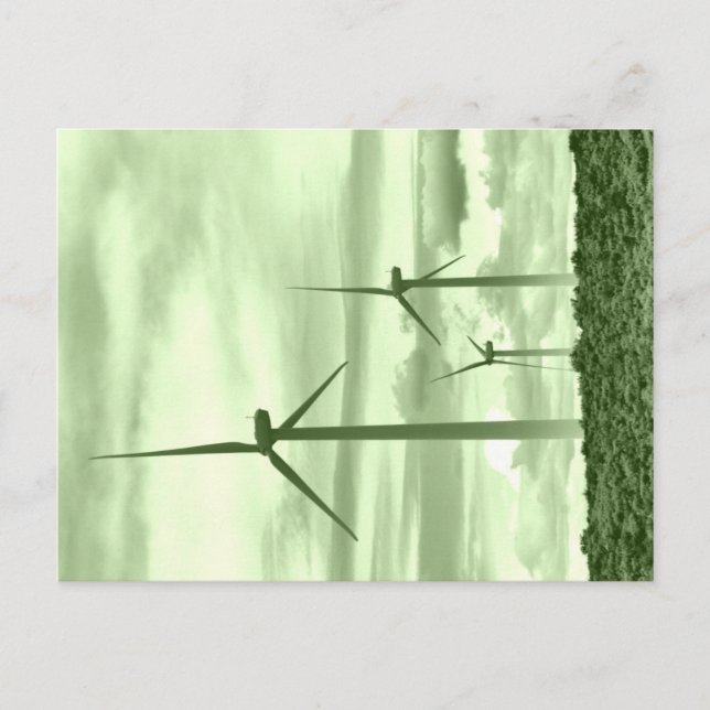 Postal Ir Verde Con Windpower (Anverso)