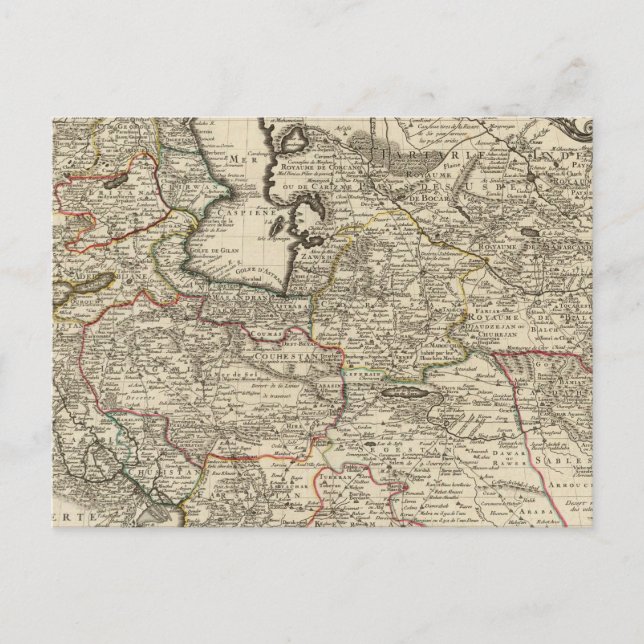 Postal Irán, Afganistán, Pakistán (Anverso)