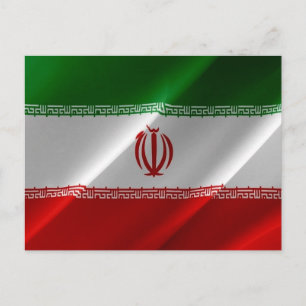 Postal Irán - Bandera iraní -