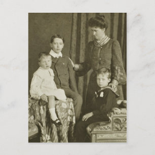 Postal Irena de Hesse y príncipes de Prusia 1903