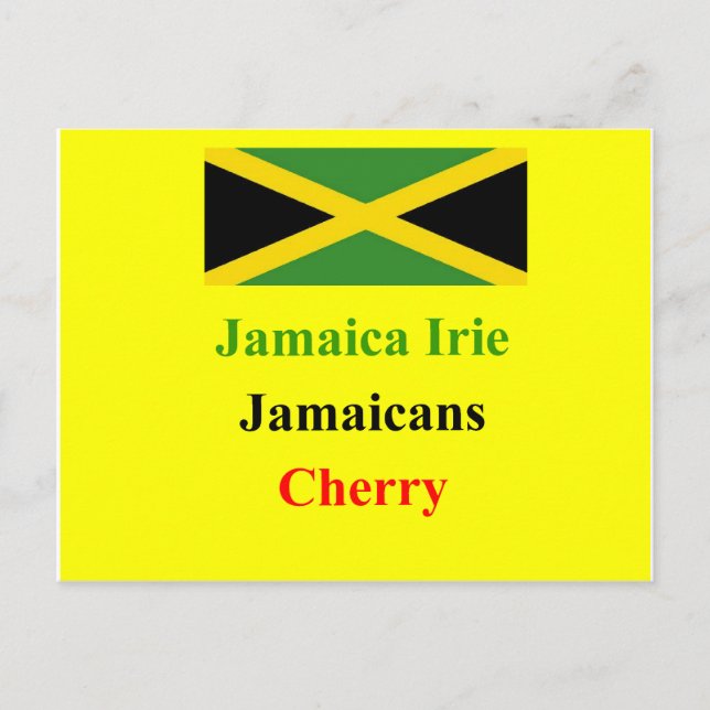 Postal Irie de Jamaica (Anverso)