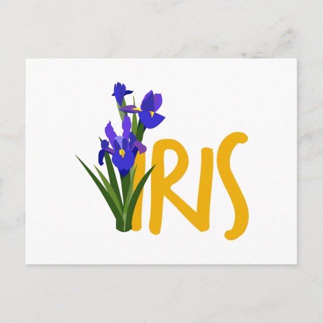 Postal Iris (Anverso)