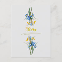 Iris español de Pierre-Joseph Redouté