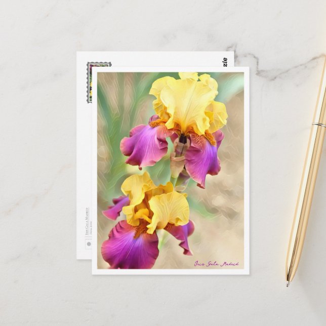 Postal Iris Gala Madrid (Anverso/Reverso In Situ)