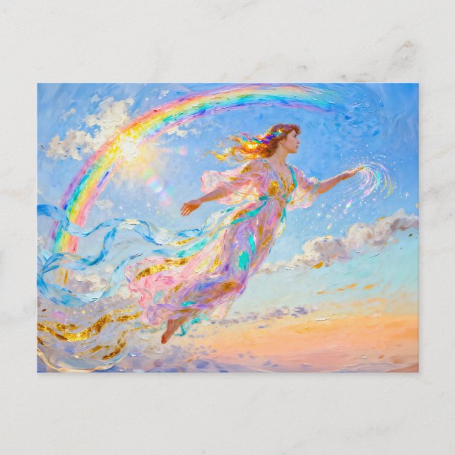 Postal Iris Goddess of the Rainbow from Greek Mythology (Anverso)