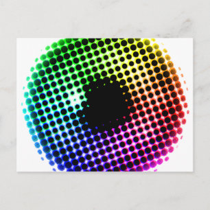 Postal Iris Iris Unicornio Color de ojos Espectro