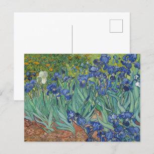 Postal Irises de Van Gogh