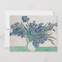 Postal Irises de van Gogh: