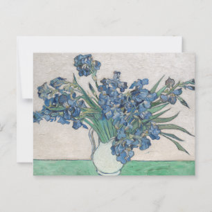 Postal Irises de van Gogh: