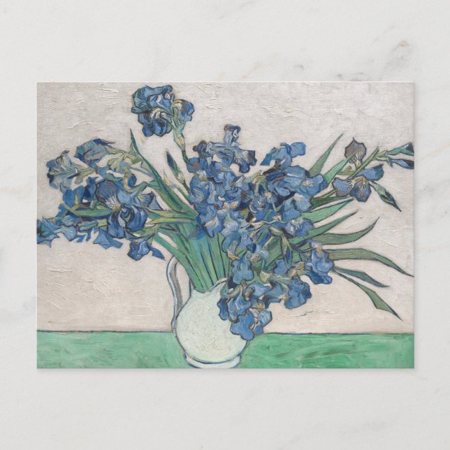Postal Irises de van Gogh: (Anverso)
