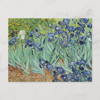 Postal Irises de Vincent van Gogh