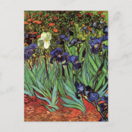 Postal Irises de Vincent van Gogh, Arte de Jardín Vintage