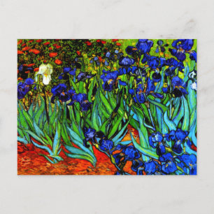 Postal Irises, famoso cuadro floral de Van Gogh