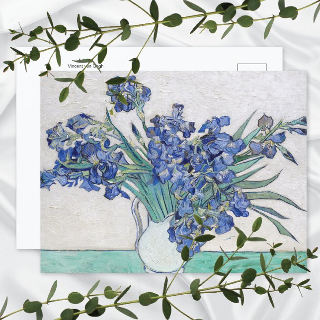 Postal Irises Floral Vincent van Gogh (Subido por el creador)