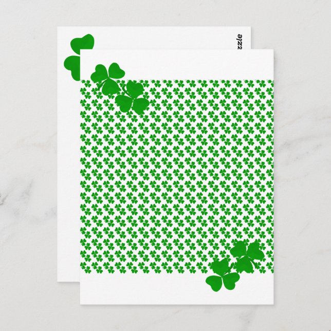Postal irish Shamrock (Anverso / Reverso)