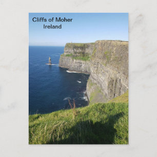 Postal Irlanda, acantilados de Moher, Co. Clare, Irlanda