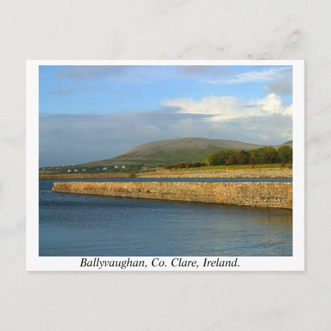 Postal Irlanda: Ballyvaughan, condado de Clare (Anverso)