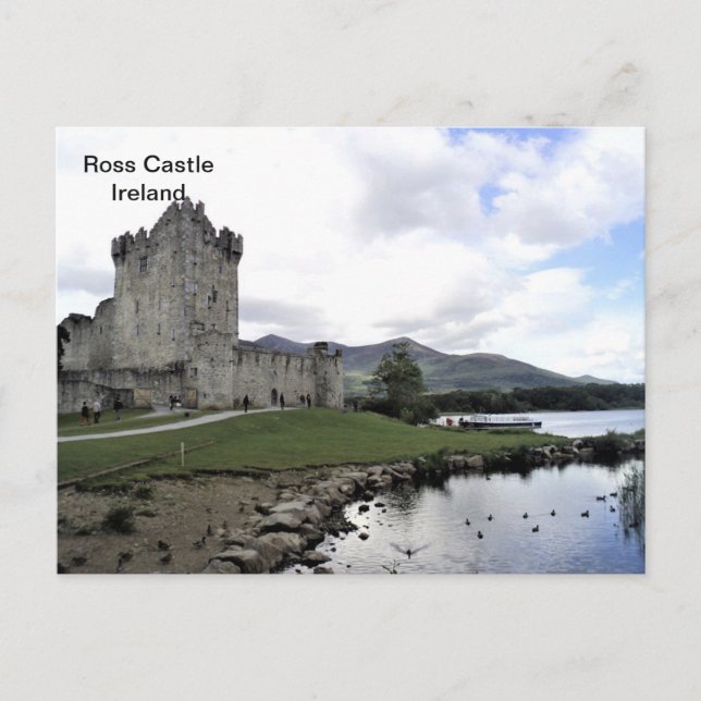 Postal Irlanda, castillo de Ross, Killarney, Kerry (a) (Anverso)