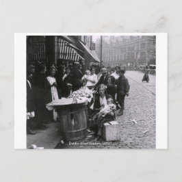 Postal Irlanda - comerciantes de Georges Street c1927 Dub