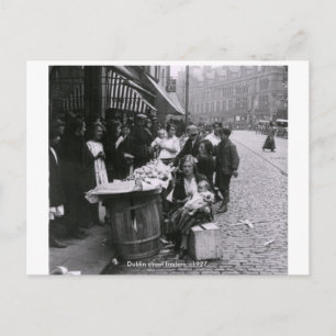 Postal Irlanda - comerciantes de Georges Street c1927 Dub