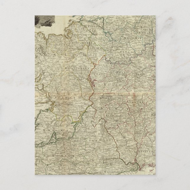 Postal Irlanda compuesta (Anverso)