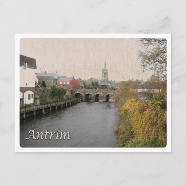 Postal Irlanda del Norte - Antrim - (Anverso)