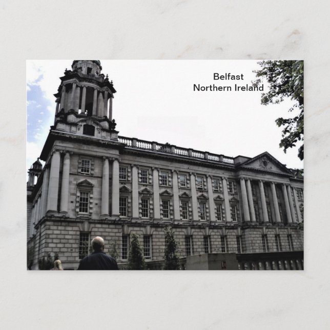 Postal Irlanda del Norte, Ayuntamiento de Belfast, Belfas (Anverso)