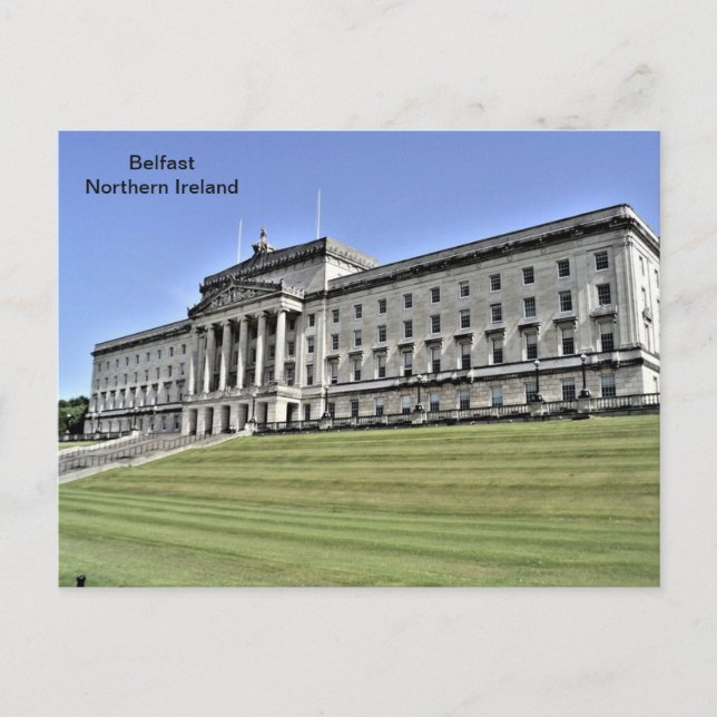 Postal Irlanda del Norte, Edificios del Parlamento, Belfa (Anverso)