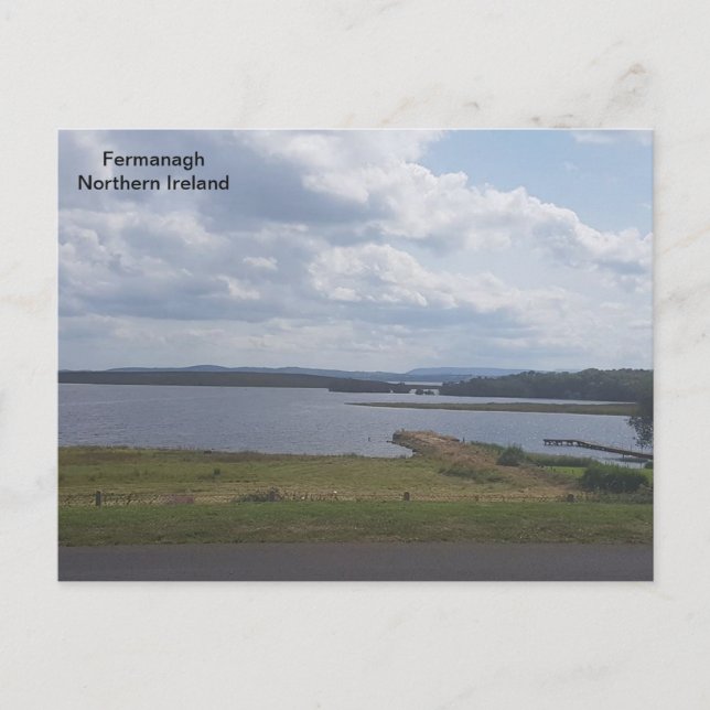 Postal Irlanda del Norte, Lough Erne, Co. Fermanagement (Anverso)