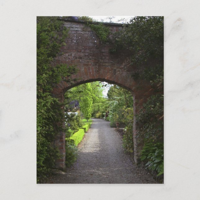 Postal Irlanda, el Castillo de Dromoland muy verde (Anverso)