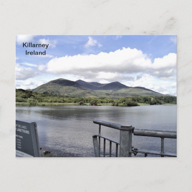 Postal Irlanda, Lough Leane, Killarney, Co. (Anverso)