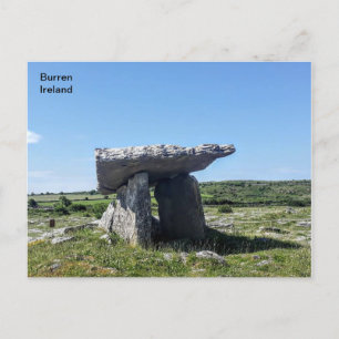 Postal Irlanda, Poulnabrone Portal Tomb, Burren, Clare