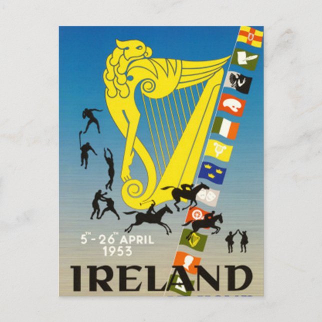 Postal Irlanda Vintage - (Anverso)