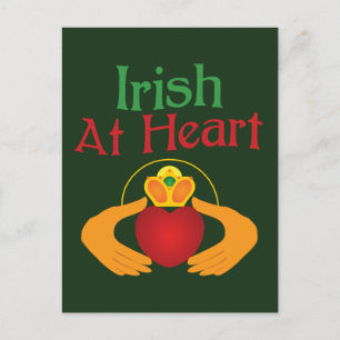 Postal Irlandés en el corazón