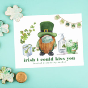 Postal Irlandés podría besarte Cuarentena de San Patric