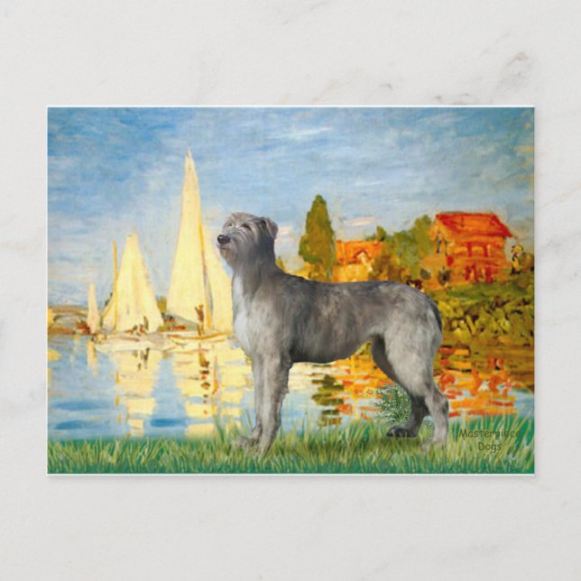Postal Irlandés Wolfhound 2 - Velero 2 (Anverso)
