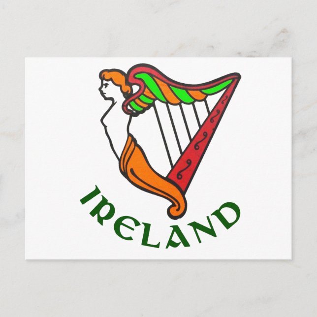 postal irlandesa Harp (Anverso)