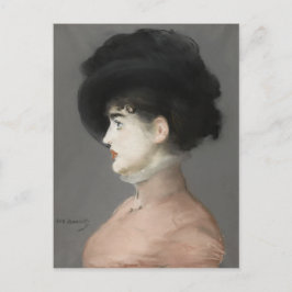 Postal Irma Brunner por Edouard Manet
