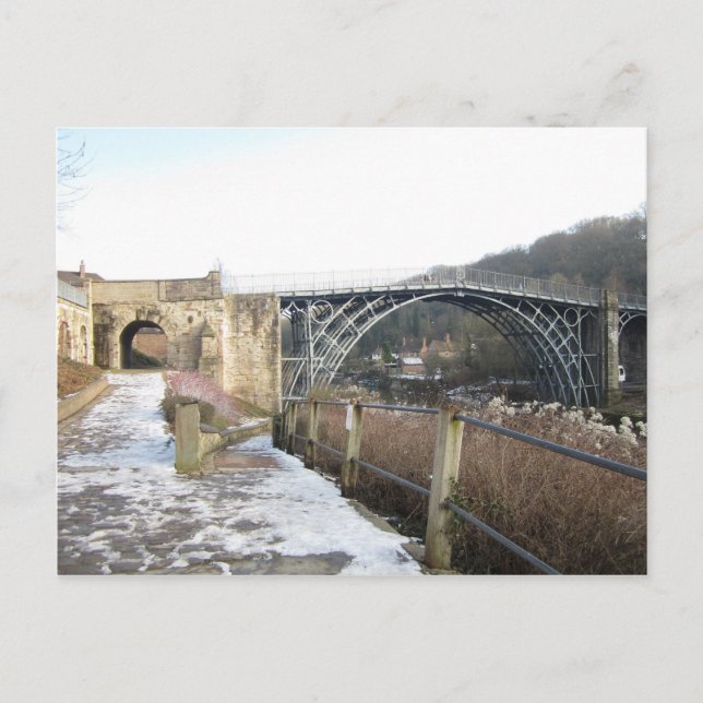 Postal Ironbridge, Telford, Shropshire, Reino Unido (Anverso)