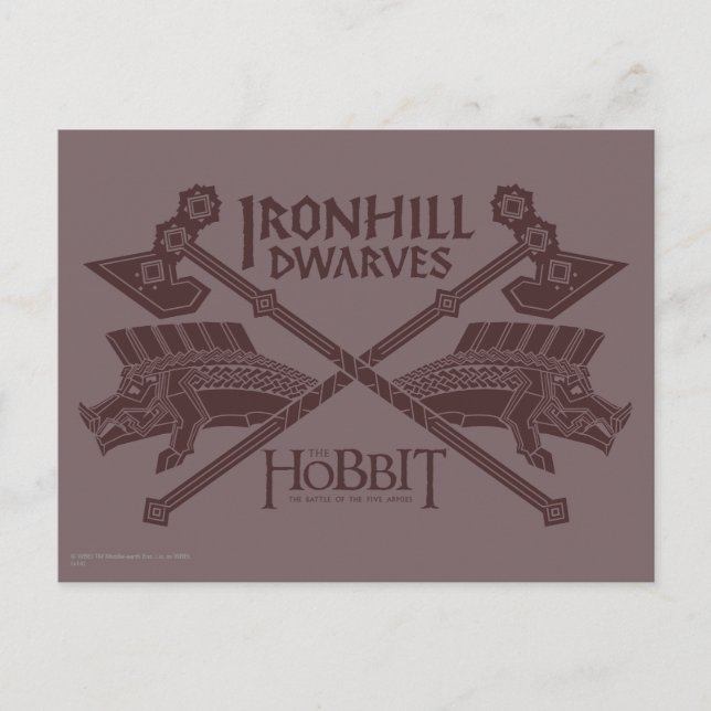 Postal Ironhill enano icono de película (Anverso)