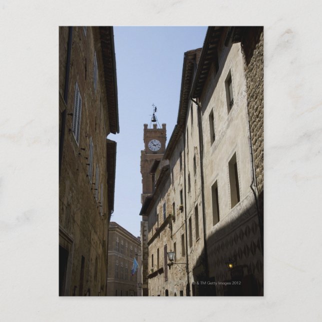 Postal Irónicamente. Toscana. Pienza (Anverso)