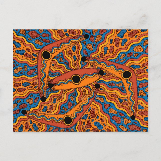 Postal Irrgil Marrga - Temporada de verano de Boomerang/S (Anverso)