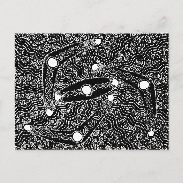 Postal IrrgilMarrga - Temporada de monzones en Boomerang/ (Anverso)