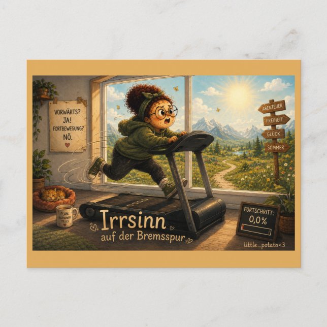 Postal Irrsinn auf der Bremsspur (Anverso)